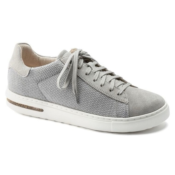 Birkenstock Shoes - Birkenstock Bend Low Whale Gray Womens Lace Up Sneakers Shoes Canvas Suede Sz 5